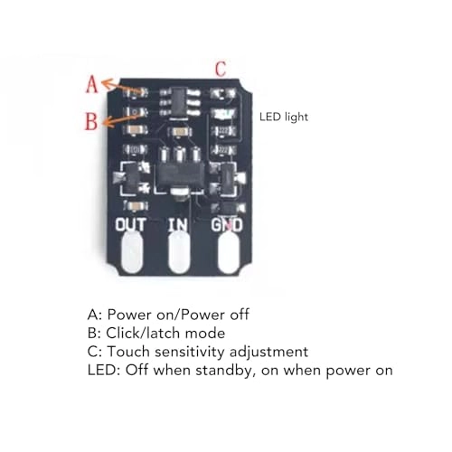 Capacitive Touch Switch Module - DC 3-18V Bistable