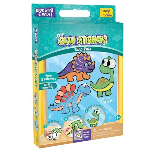 Clay Stickers - 3+ years 9 pcs