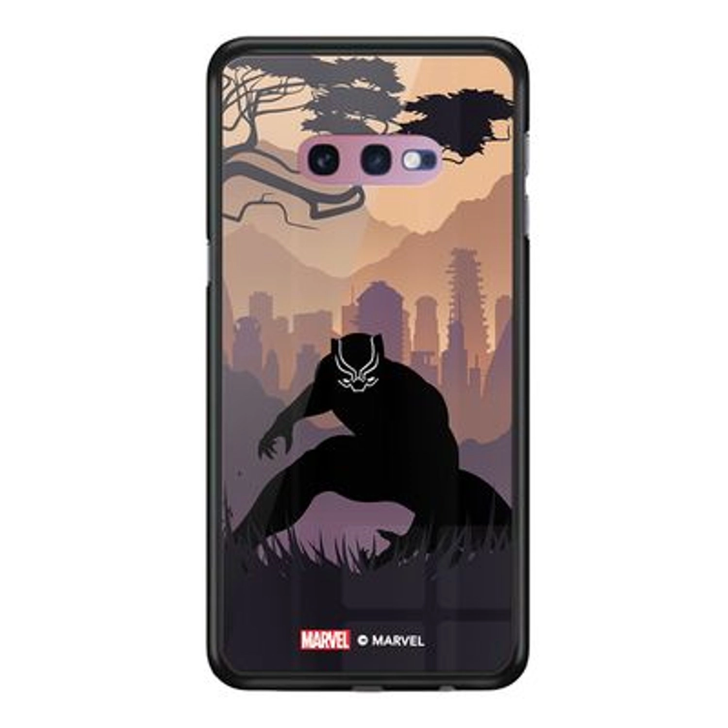 Wackylicious Wakandan Black Panther Back Case for Galaxy S10E