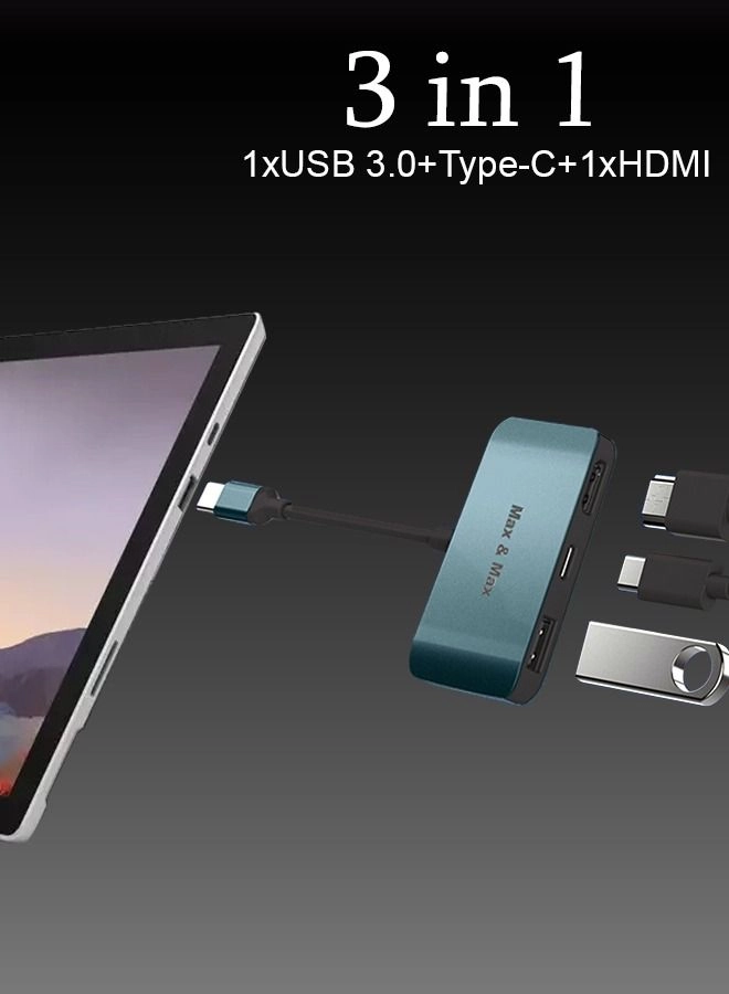 MX-MC107 - 3 in 1 USB Type-C HDMI+USB