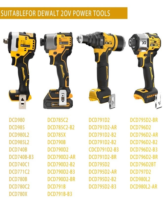 Belt Clips - N268241 20V DCD980 DCD985 DCD980L2 DCD985L2