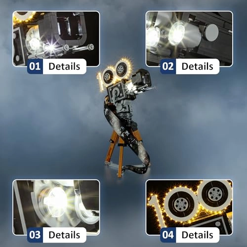 LED light for lego 43230 - Black Battery Powered