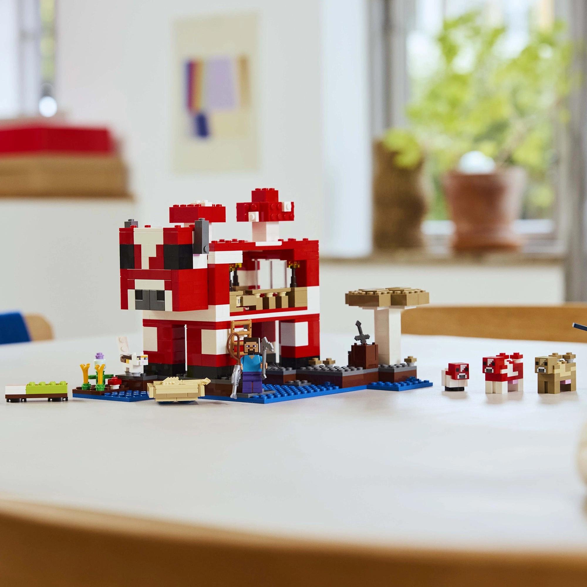 Mooshroom House - Minecraft 500 pcs