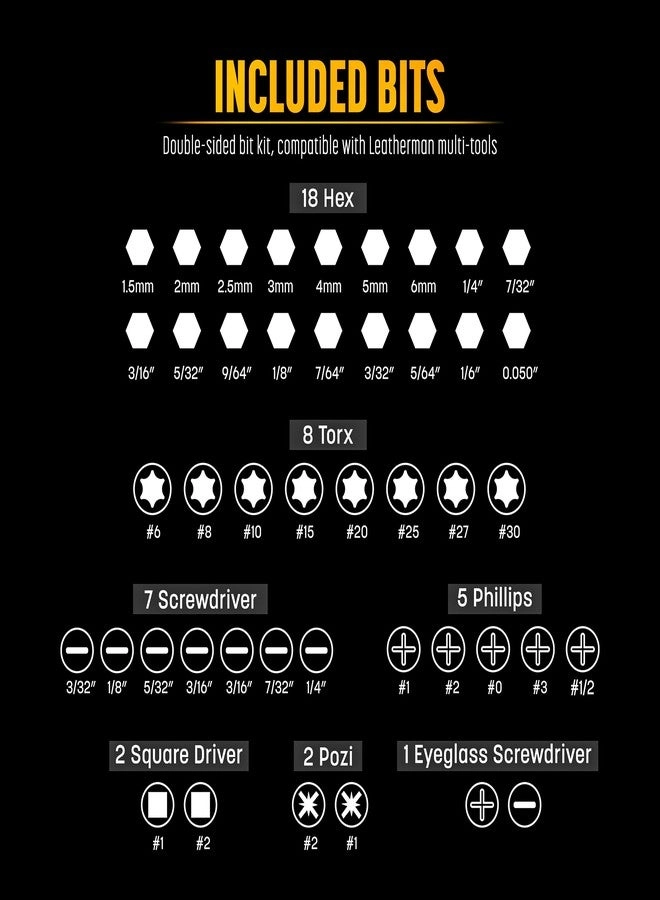 Double Sided Bit Set - 21 Pc Set + 4 Bonus Bits