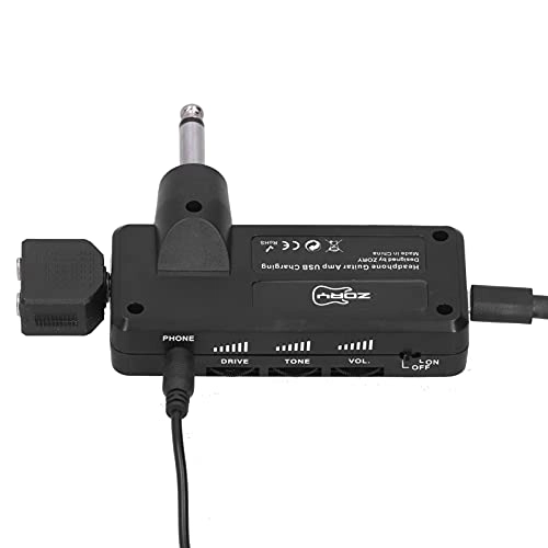 Guitar Headphone Amplifier - Portable Lightweight 500mAh