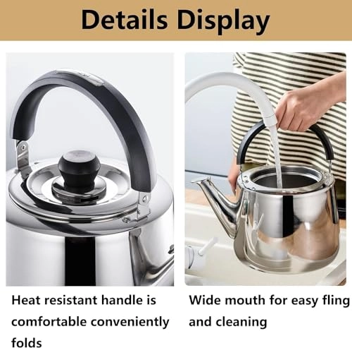 Stovetop Induction Whistling Kettle - 5L