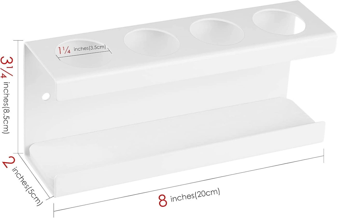 Electric Toothbrush Holder - Wall Mounted 4 Slots