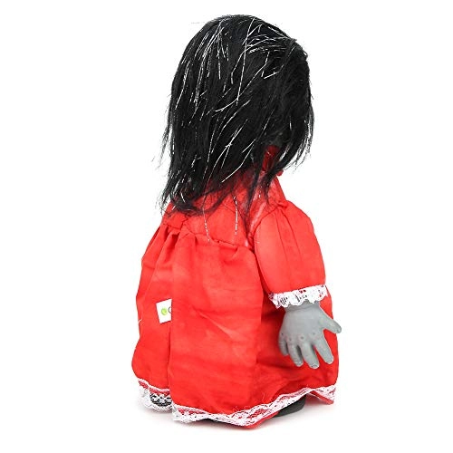 Scary Walking Doll - Battery Operated Voice Control Black Hair