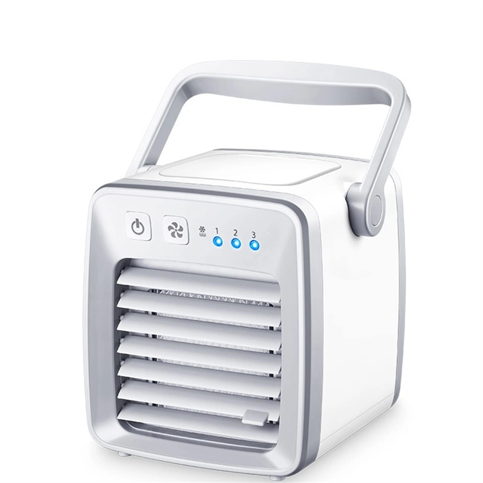 Mini Vertical Leafless Air Conditioner - Handheld Portable White