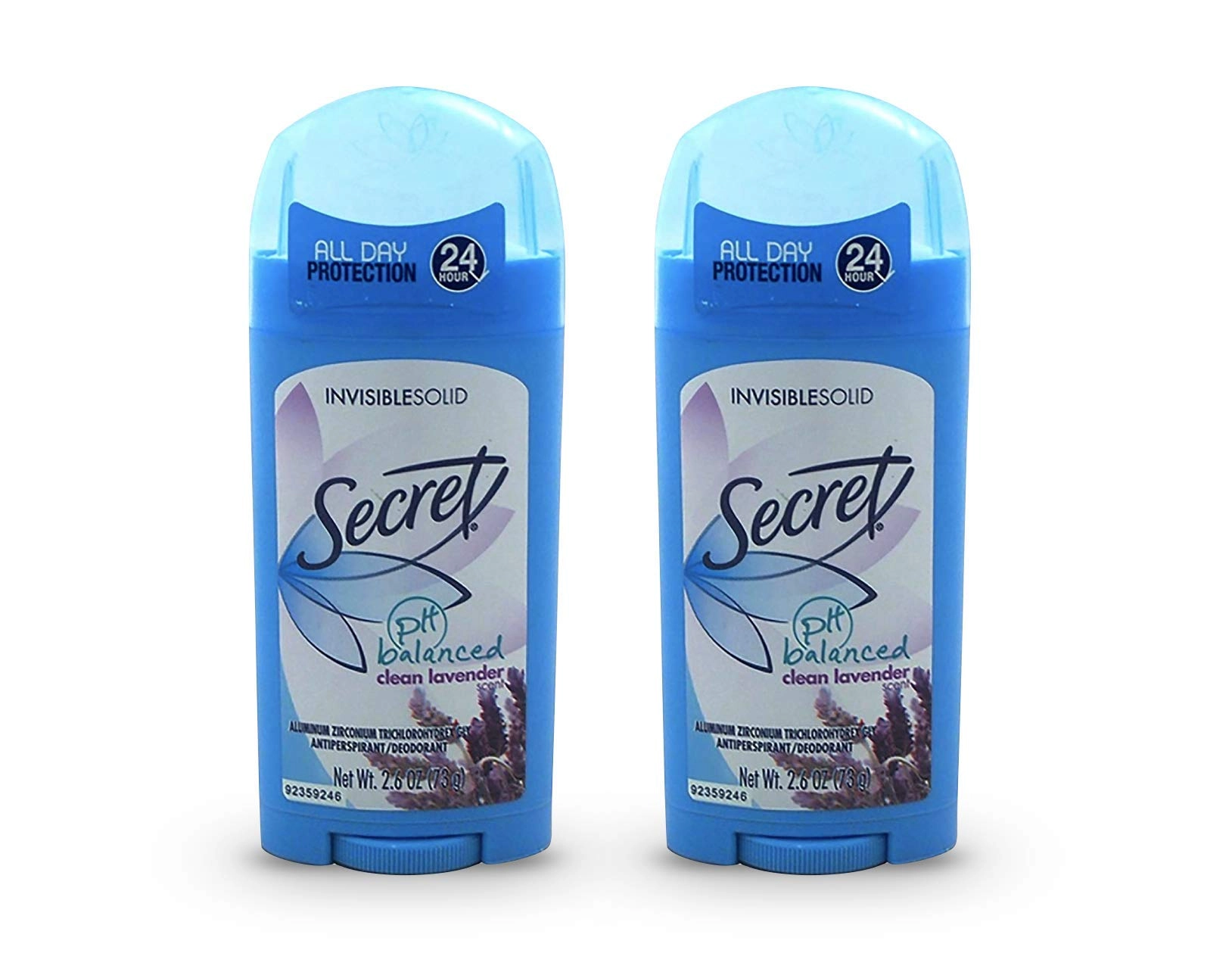 Secret Invisible Solid Antiperspirant Deodorant - Lavender 122.92 gram