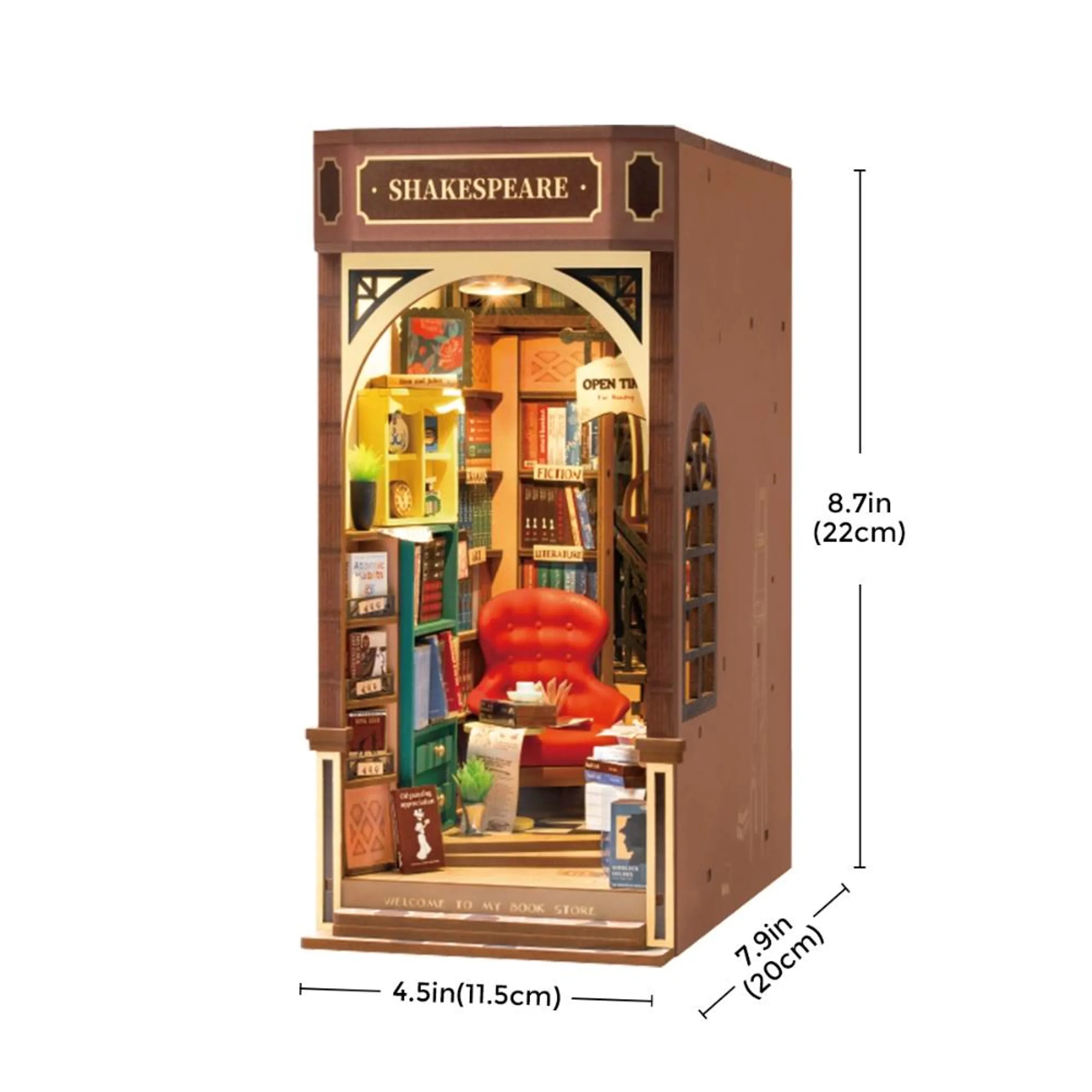 DIY Book Nook - 194 Pc