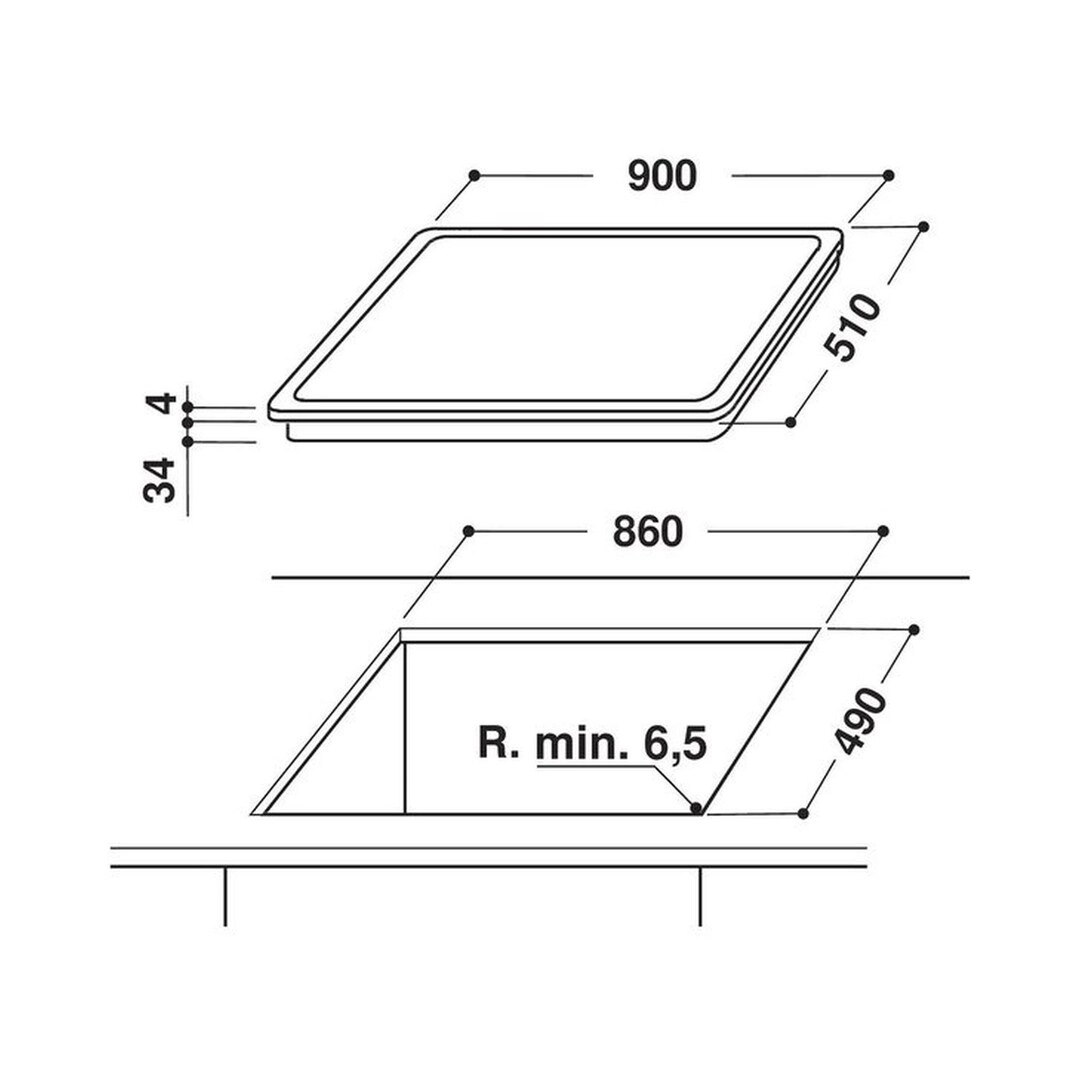 Vitro RI-9112BI Ceramic hob