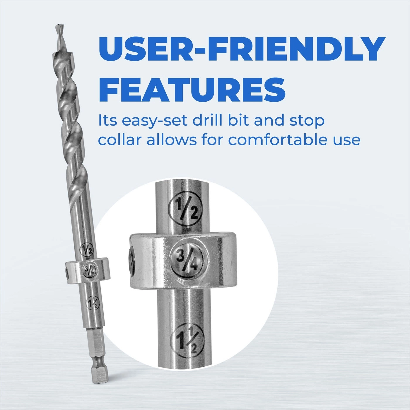 KPHJ520PRO Pocket-Hole Jig - 360-Degree Rotating Handle with Pocket-Hole Screws