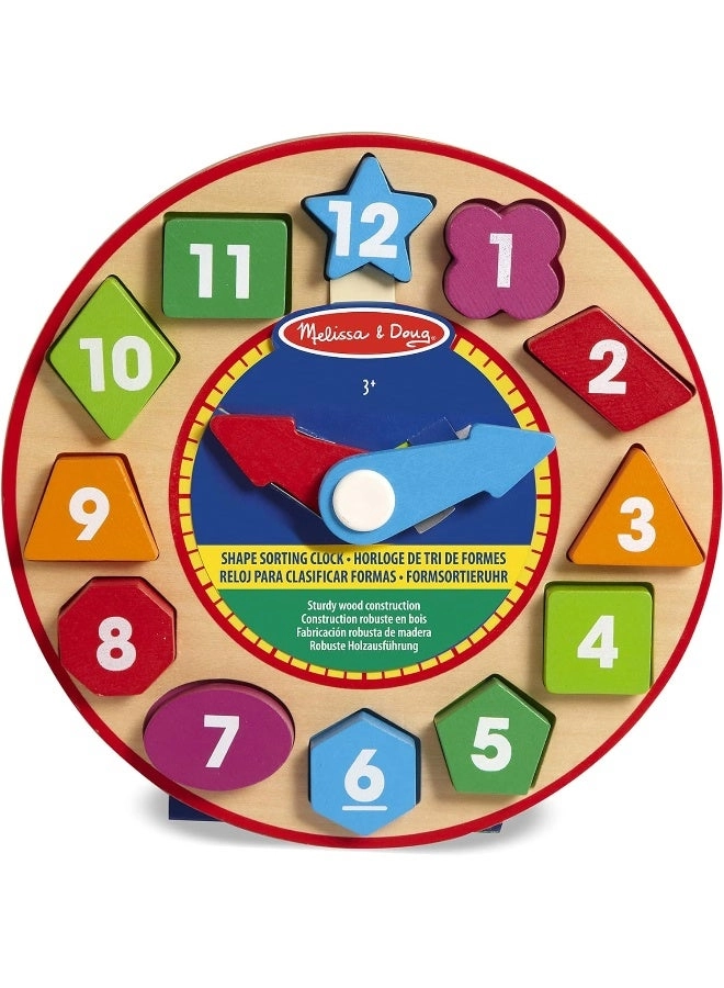Melissa & Doug Shape Sorting Clock - 3+ Years 12 piece(s)