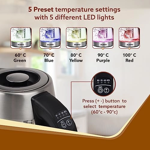 Supreme Electric Glass Kettle - 1.7L