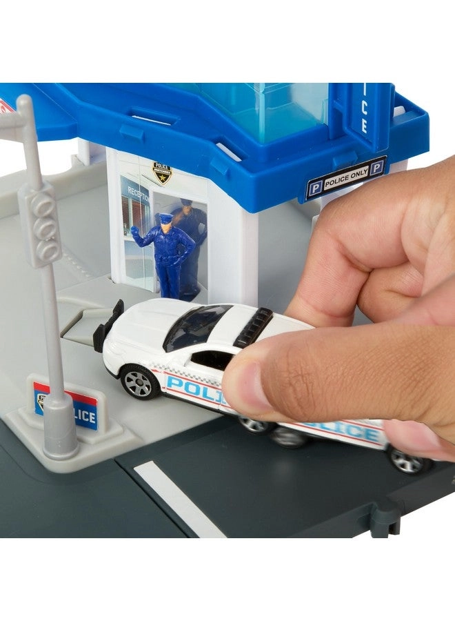 Police Traffic Center - Action Drivers + Ford Police Interceptor 1:64