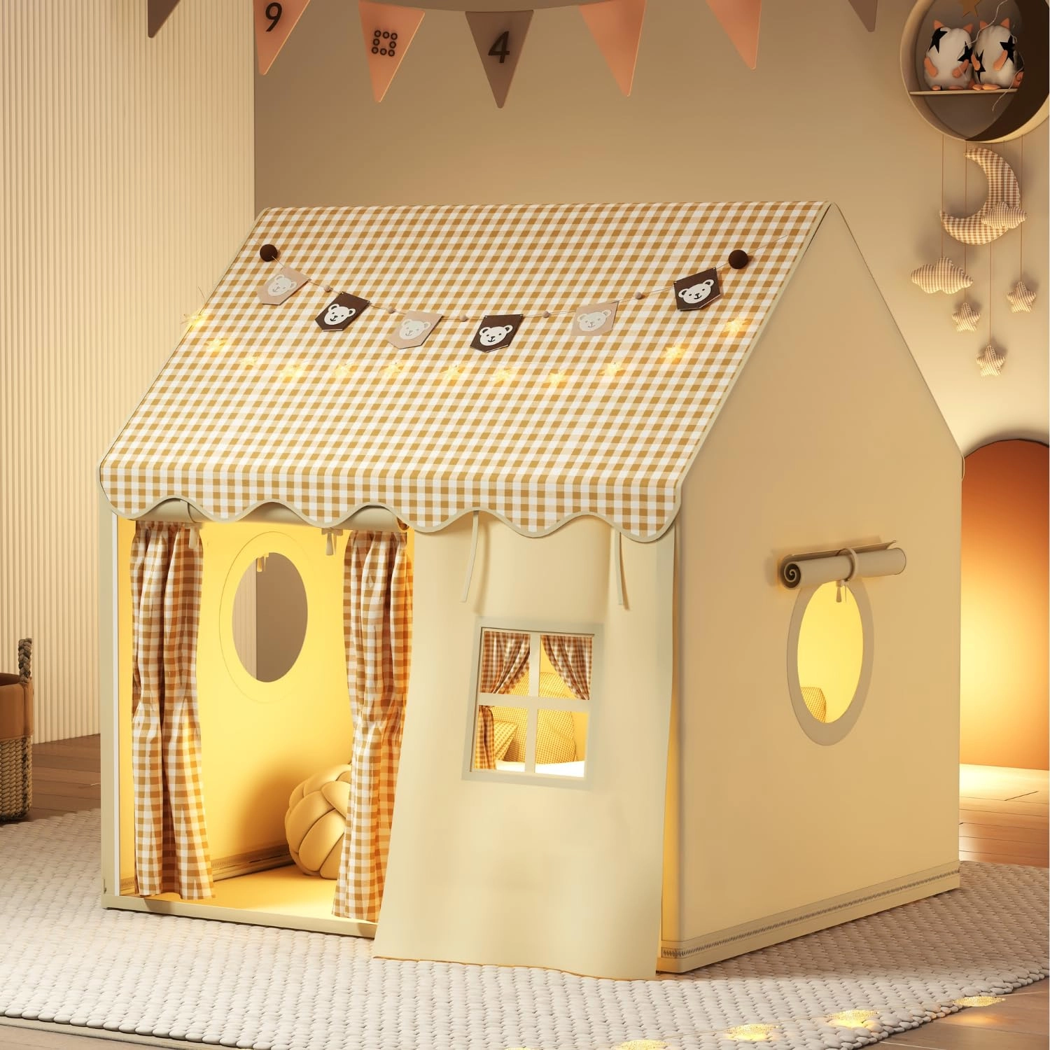 Play Tent - 41x47x51 inches Star Lights