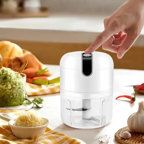 Mini Garlic Masher - 250ml USB Rechargeable