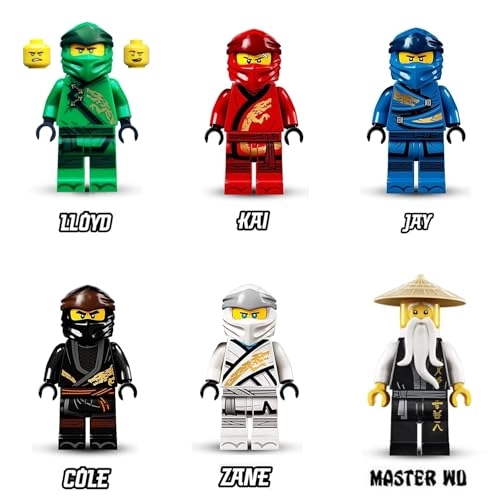 NINJAGO Legacy Rebooted Minifigure Combo Pack (njo-LRCP) 6 pcs