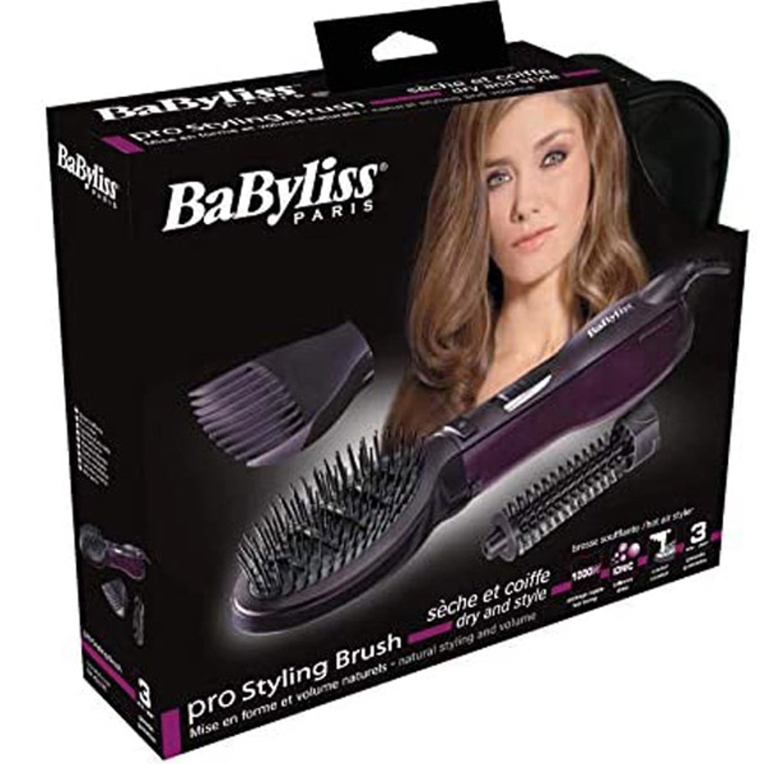 Saso Paddle Airbrush - 1000 W Purple