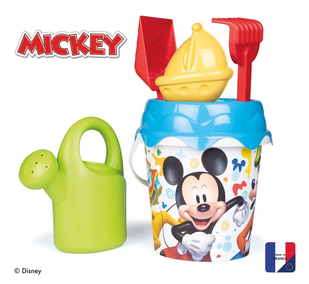 Mickey Sand Bucket - sieve rake shovel watering can boat-shaped mold