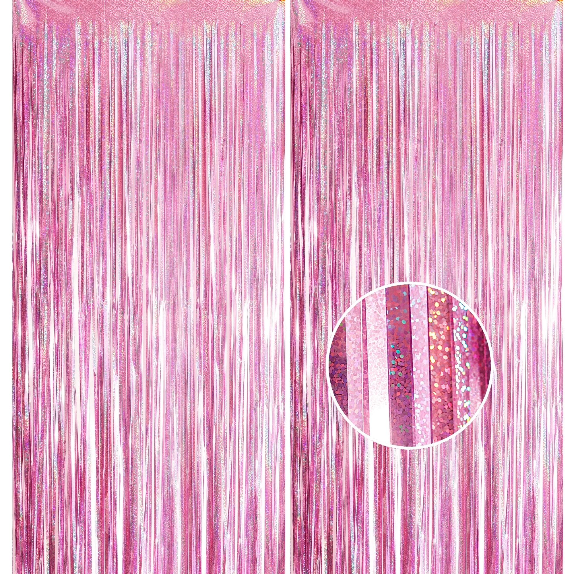 YAAVAAW Tinsel Foil Fringe Curtain - 2pcs party