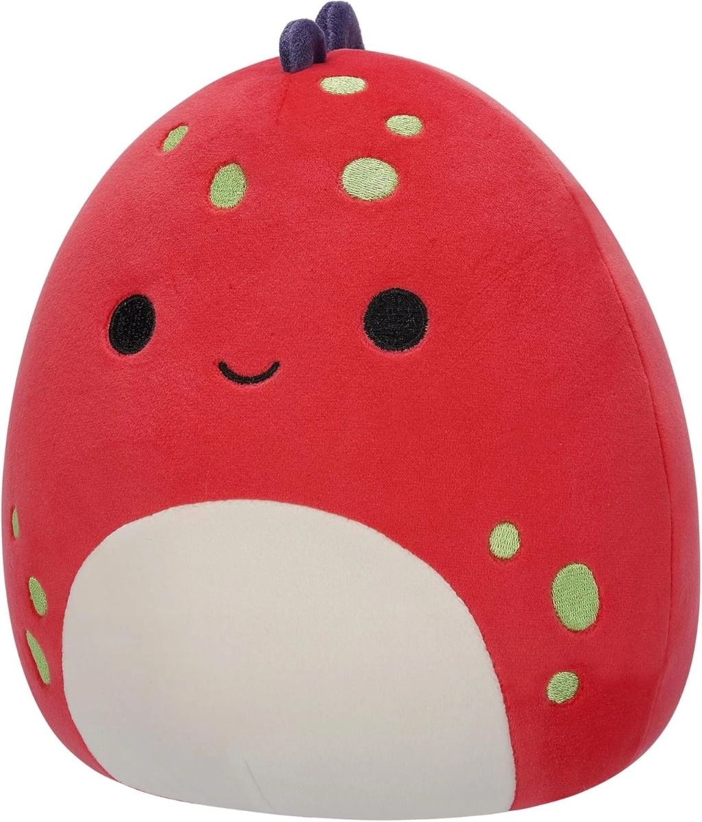 Dolan Red Dino Little Plush 19.05 cm Red with Yellow Spots