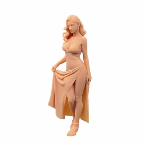 Figure Trendy Woman with a Hat - 10 Pcs 1/72