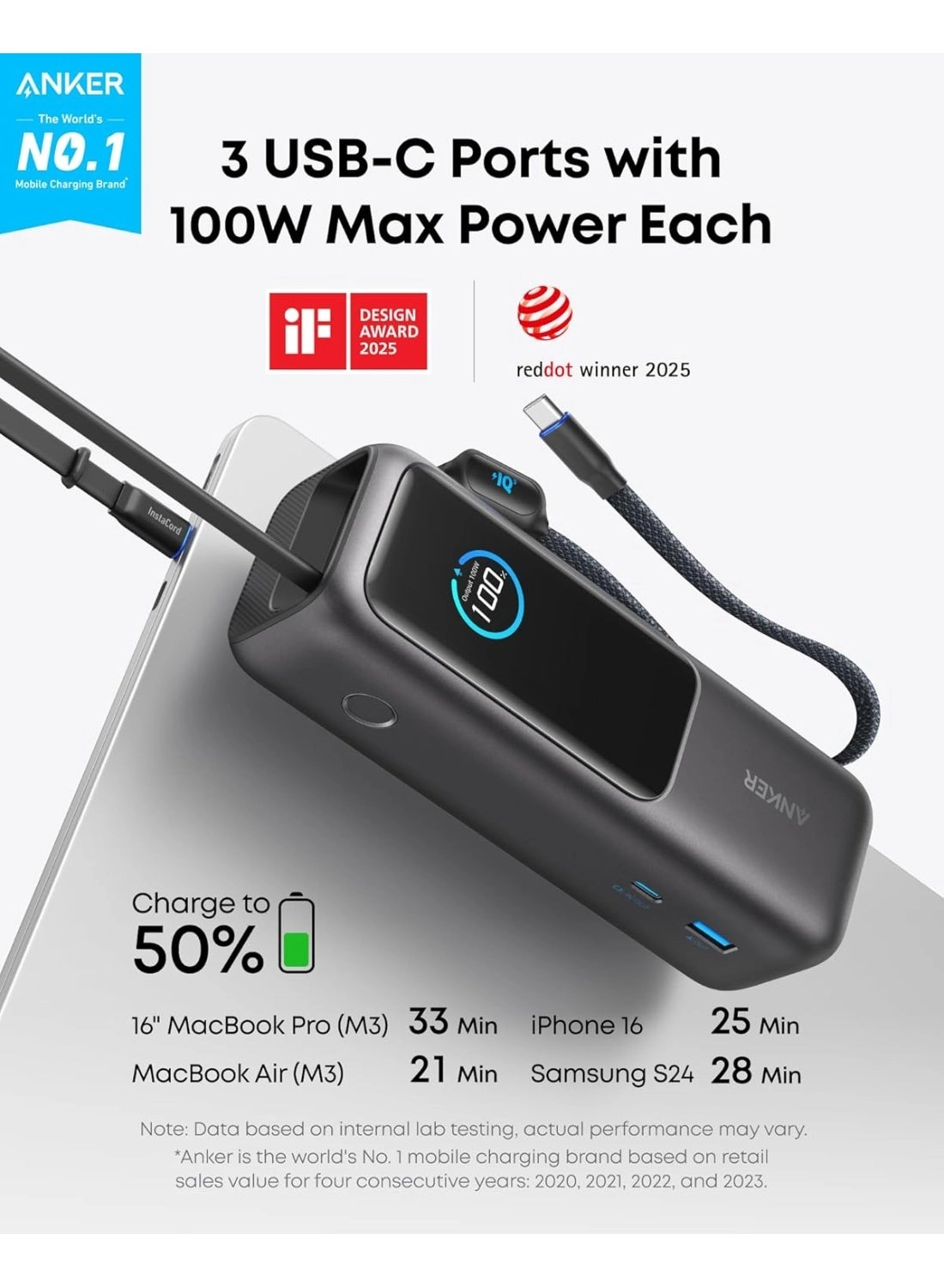 A1695 - 25,000 mAh 165W