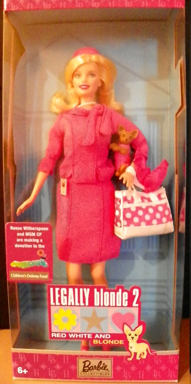 Elle Woods Doll - Legally Blonde 2 Red White and Blonde Ages 10+