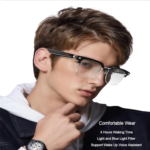 Bluetooth Glasses - 55mm Black Sunlens