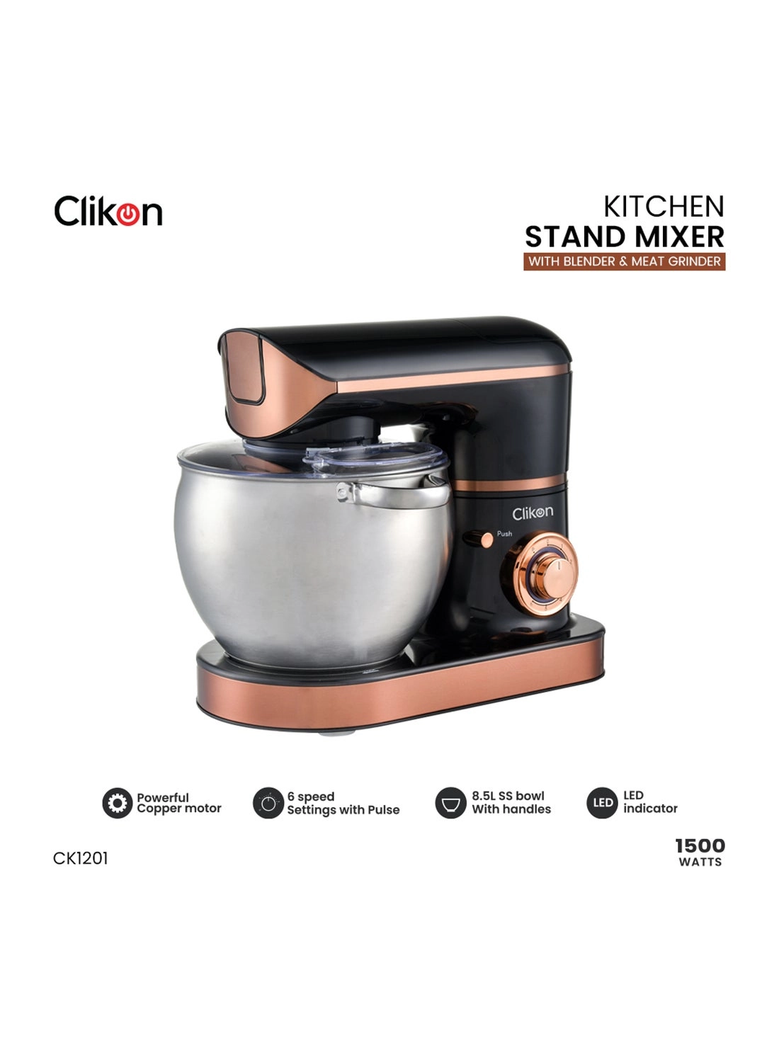Clikon CK1201 - 8.5 L 1500 W