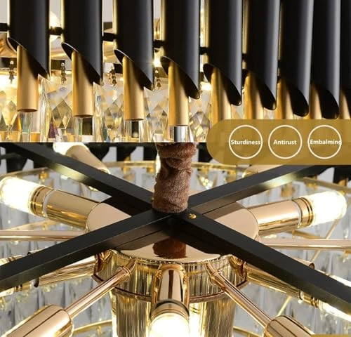 Latus Nordic Crystal Chandelier - 3 Tier E14 x16