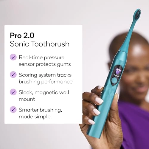 Pro 2.0 Sonic Toothbrush - Smart Pressure Sensor 5 Modes USB-C Charging