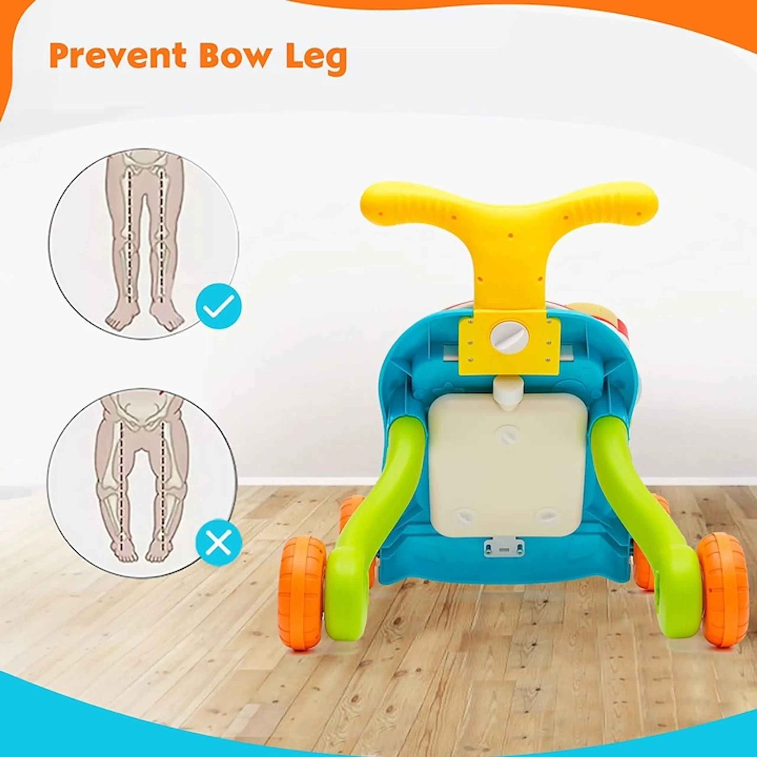 Eden 5 In 1 - Multifunctional Baby Walker 6 months