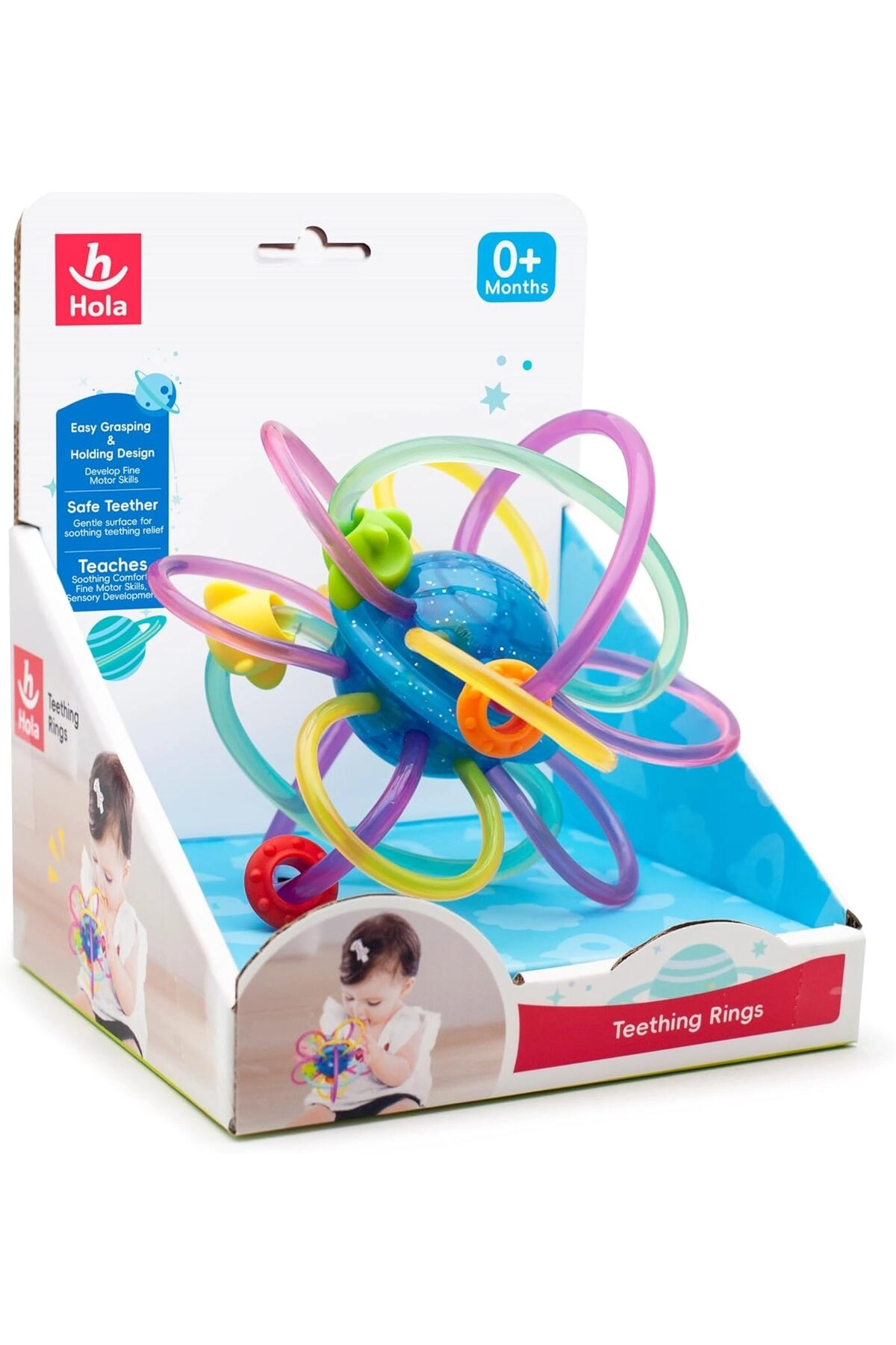 COLOR LAND CHILDRENS TOYS CENTER LLC Teething Rings 1106A
