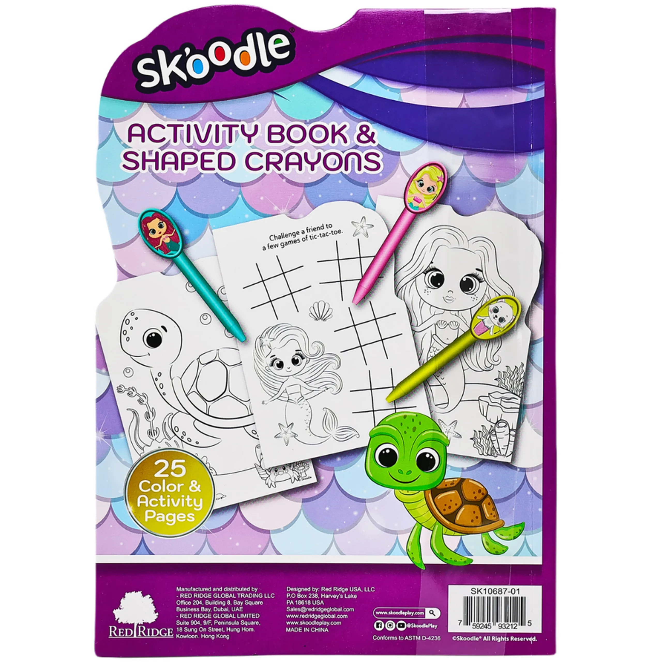 Activity Book & 3 Shaped Crayon Set - 3 piece(s)
