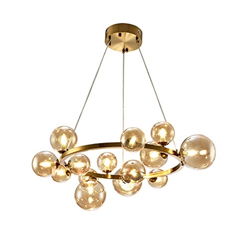 Edison Lamp Shade - G9 Electroplating bronze and amber