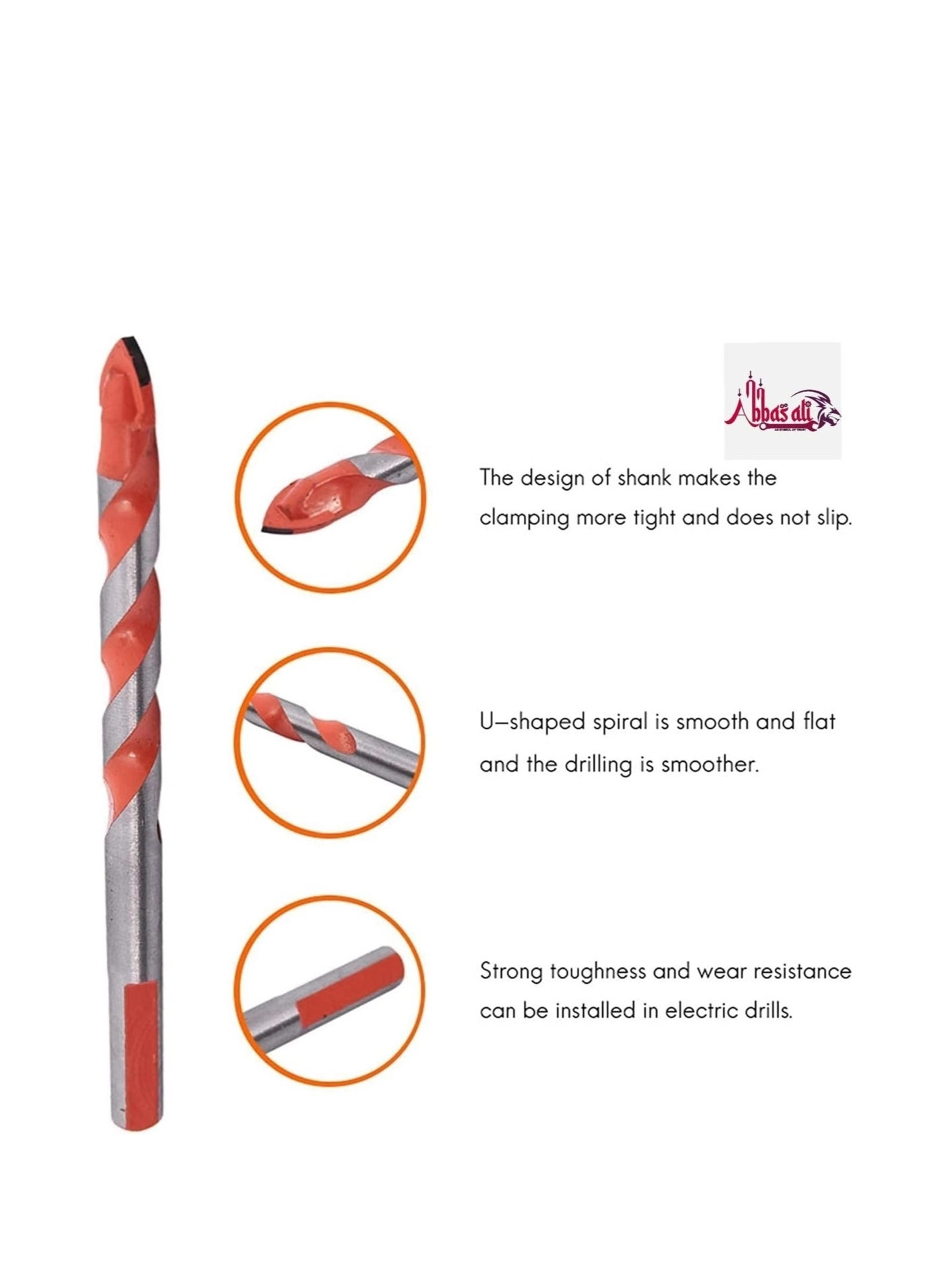 Drill Bit - Ceramic Tile 10Pcs 8mm