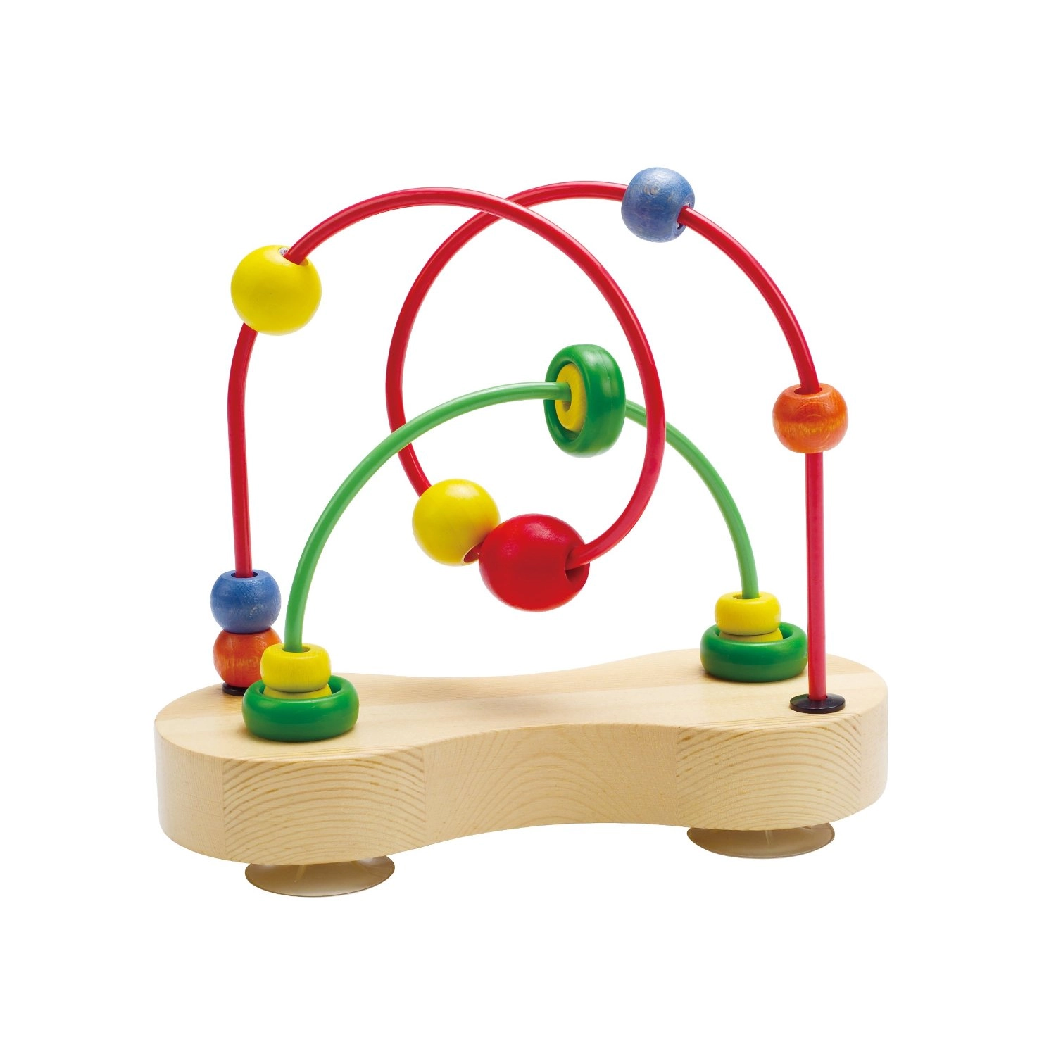 Hape Double Bubble Wooden Bead Maze - 6 months