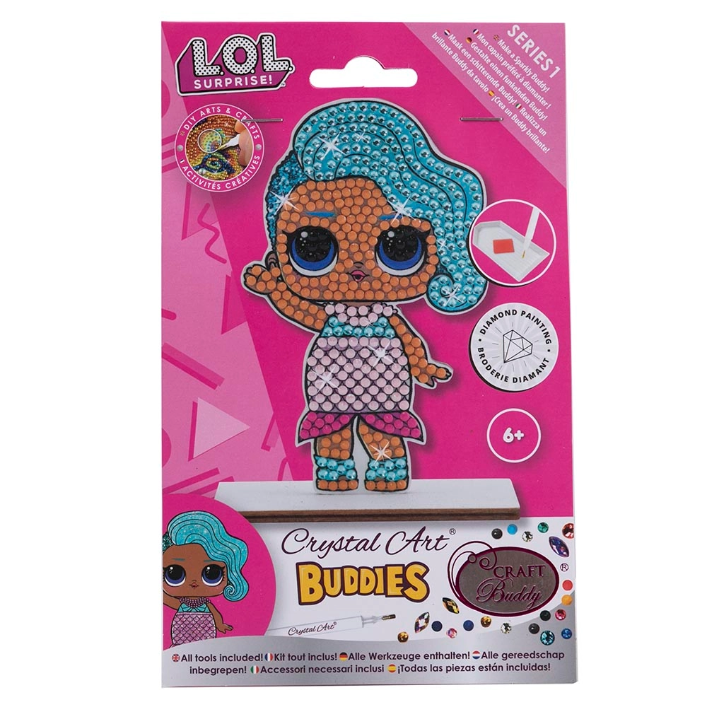 Spidey And His Amazing Friends Miles Morales DIY Crystal Art Buddies Kit - 11.3 x 8.4cm