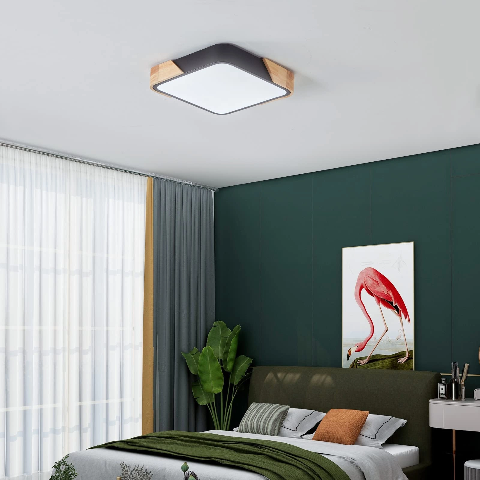Flush Ceiling Light - 6000K 4000K 3000K Dimmable