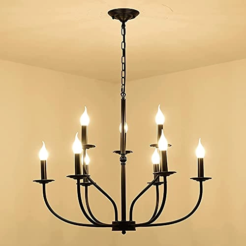 French Country Chandelier - Dimmable