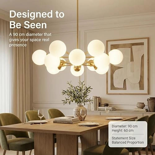 Sputnik Pendant Chandelier - Dimmable