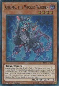 Yugioh Singles Yugioh Ahrima, The Wicked Warden SR06-EN002 - English