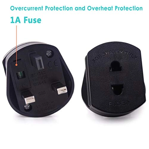 Electric Shaver Razor Adaptor - 1A Pack
