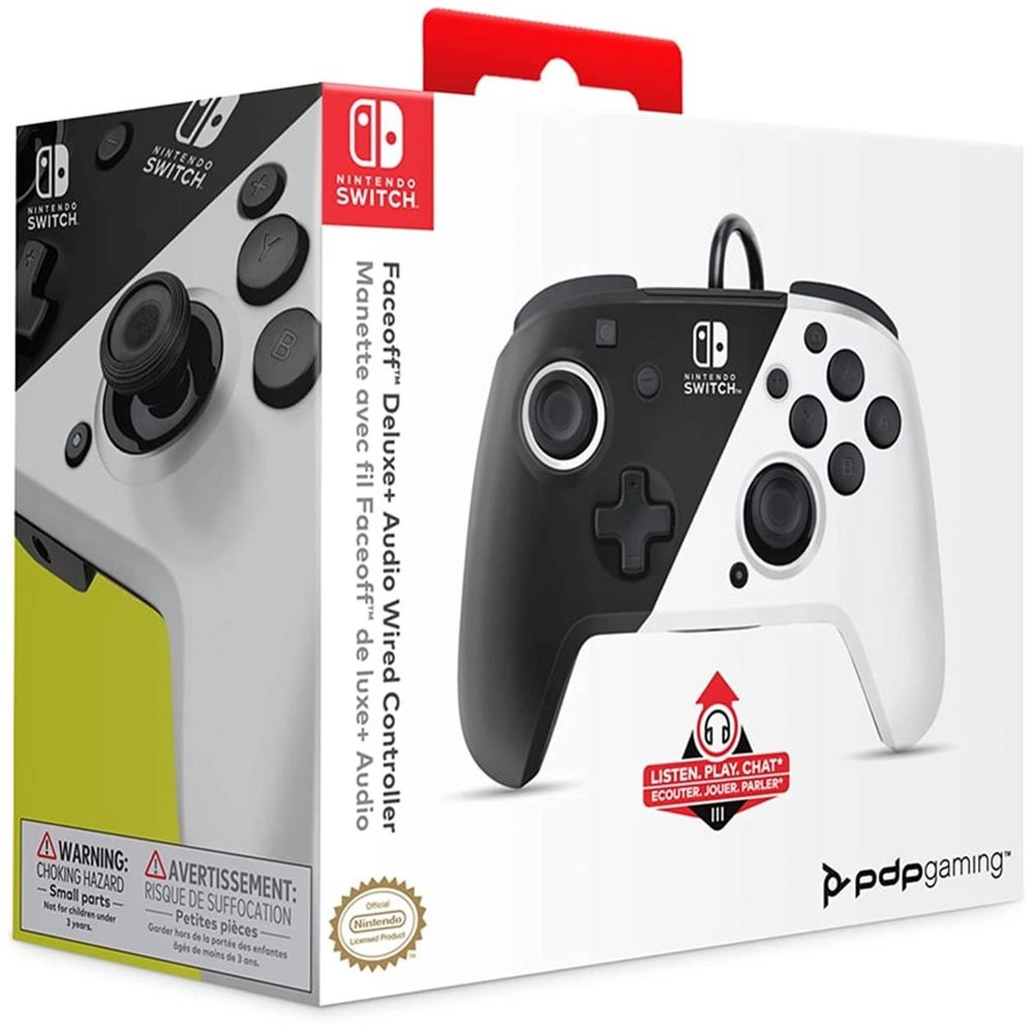 Nintendo Switch Faceoff Controller Black/White