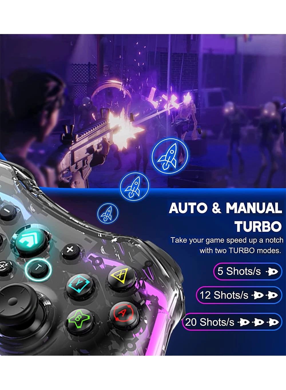 Wireless Pro Controller - Black Nintendo Switch Lite OLED