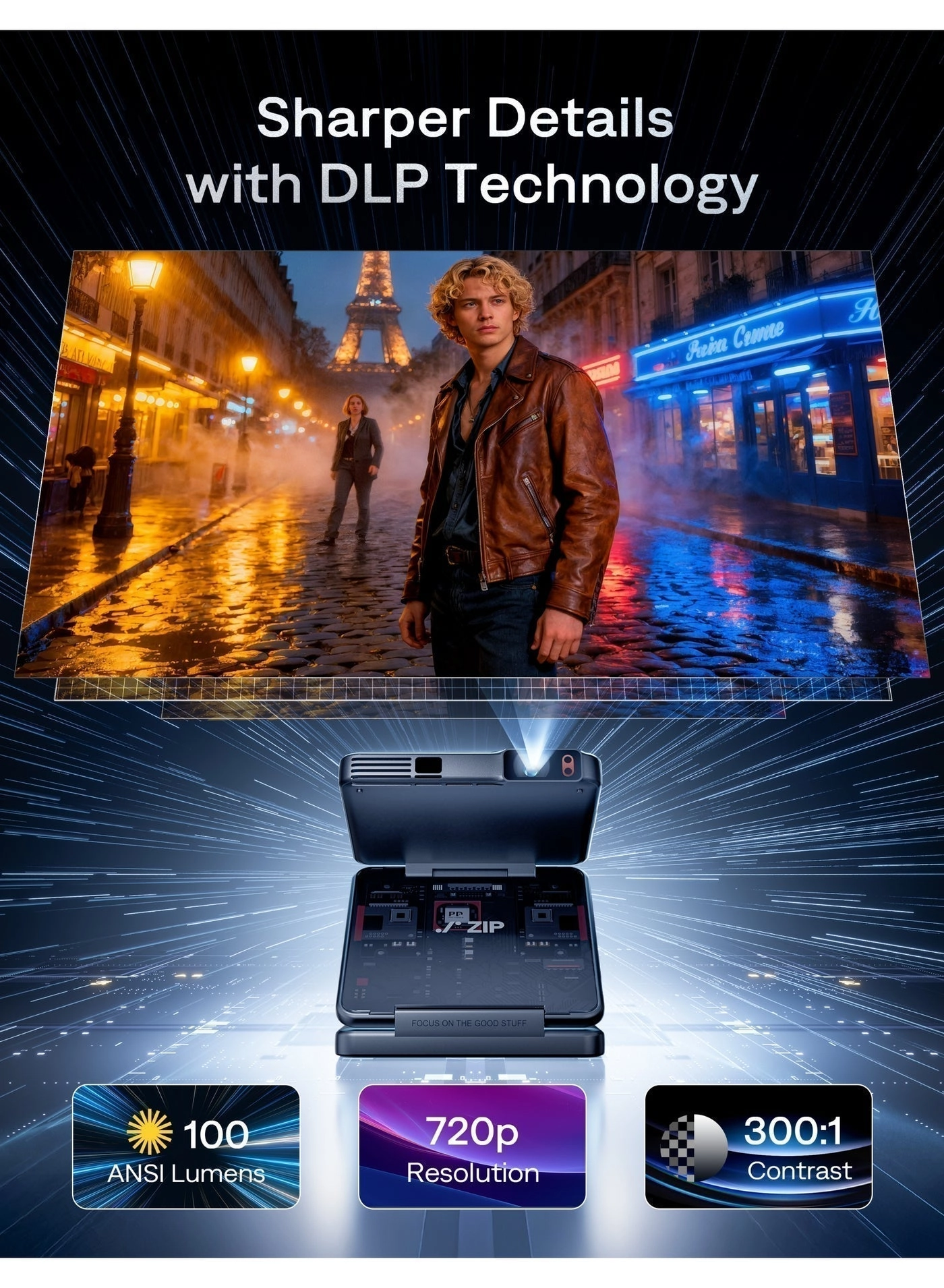 ZIP DZ001 100 ANSI lumens