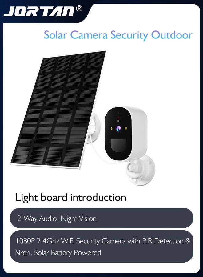Dual Lens Solar Wi-Fi Security Camera 4MP